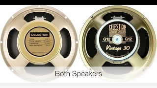 Celestion Vintage 30 vs Creamback G12H-75