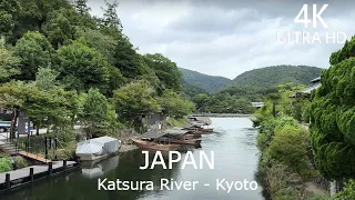 4K Walk Tour - A Memorable Stroll Along Katsura River, Kyoto | Japan