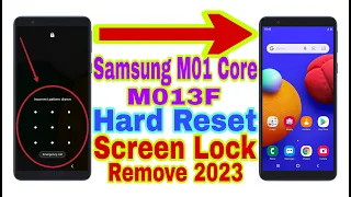 Samsung M01 Core (M013F) Remove Screen Lock/Hard Reset 2023|Unlock Pattern/Pin/Password 100% Working