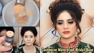 Parlor Secret Customize Bridal Base for Professional use || Green Glittery Smokey Eyemakeup...