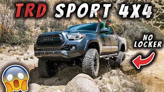 Does a Tacoma TRD SPORT need a locker?