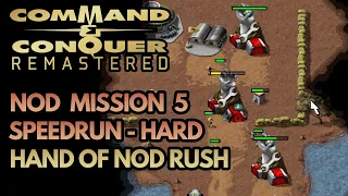 Command & Conquer Remastered Speedrun (Hard) - Nod Mission 5 - Warthog Hunt