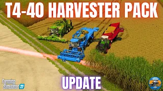 T4-40 MULTI HARVESTER PACK - UPDATE - Farming Simulator 22