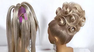 Wedding hairstyles 2020 🌸 Beautiful Hairstyle for medium hair step by Step