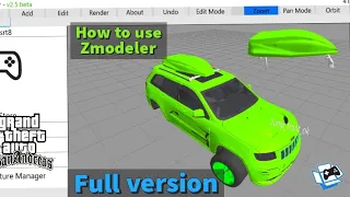 How to use Zmodeler Android//Full Version //part 2