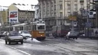 BUDAPEST TRAMS FEB 1996