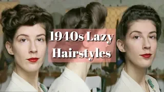 3 Vintage Hairstyles For When You're Too Lazy To Set/Curl Your Hair