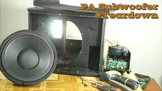 Look inside the box pro Achat active PA subwoofer - What's Inside?