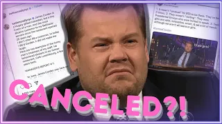 James Corden's Reaction to Being Cancelled Officially Due to a New Scandal