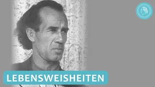 „Nehmen Sie einen gesunden Gedanken auf“ – Lebensweisheiten von Bruno Gröning