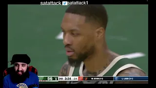 DAME WASNT PLAYING! BUCKS VS PACERS GAME 1 HIGHLIGHTS REACTION