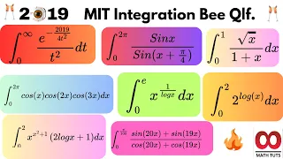 MIT 2019 Integration Bee Qualifier Test