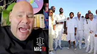 Fat Joe Denies Being "Illuminati" After Attending Michael Rubin's Exclusive All White Party! 👟
