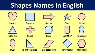 Shapes | Shapes Names In English | Geometric Shapes | Shapes Vocabulary | List Of All Shapes