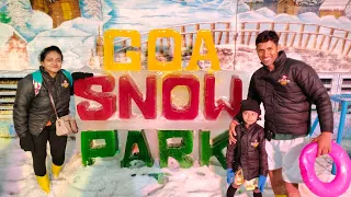 #snowfall #snowpark #summer 🏝️ #vacation #Goa #SnowparkGoa