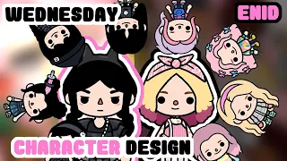 Toca Wednesday and Enid Room And Character🖤💖💥☠ | FULL DESIGN! | | Toca Life World | Toca Boca|