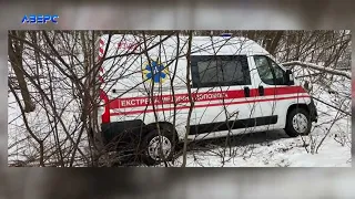 На Волині швидка злетіла в кювет