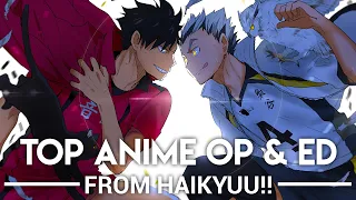 My Top Haikyuu!! Anime Openings & Endings