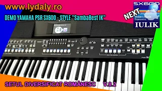 DEMO YAMAHA PSR SX600 SambaBest IK ethnic