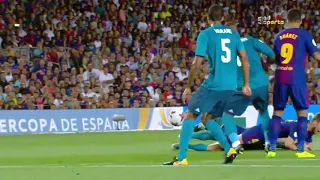 Barcelona vs Real Madrid 1 3 FULL MATCH HD Second Half English Commentary 13 August, 2017   YouTube