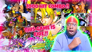 Non Jojo Fan Reacts to JoJo's Bizarre Adventure: All Star Battle All Heat Heart Attacks Reaction