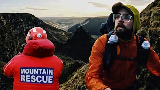 Mountain Rescue Search Whilst Solo Camping at UK’s Biggest Landslide