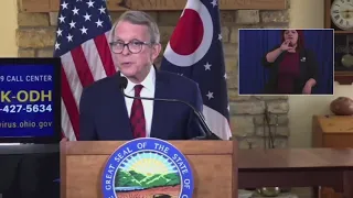 Ohio Gov. Mike DeWine responds to calls to drop COVID-19 vaccine age minimums