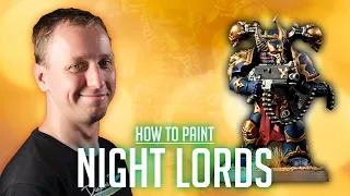 How to Paint Night Lords Chaos Space Marines for Warhammer 40,000 with Duncan Rhodes.