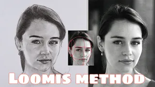Easy Portrait Drawing | How to Draw Emilia Clarke - Tutorial Drawing Step by step / easy to Sketch