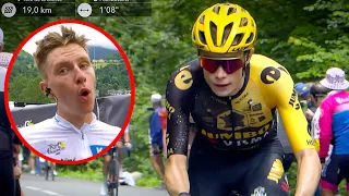 Jonas Vingegaard STUNS Tadej Pogacar on Marie Blanque | Tour de France 2023 Stage 5