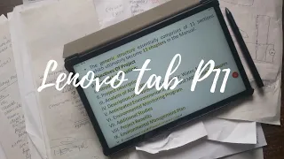 StudyVlog📑:Study using Lenovo Tab P11🎒💻