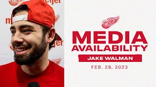 Jake Walman on his 3-year contract extension with the Detroit Red Wings