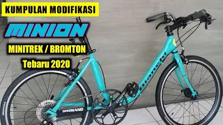 KUMPULAN FOTO MODIFIKASI SEPEDA MINION MINITREK BROMTON TERBARU