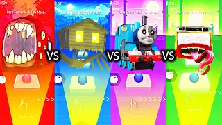 Train Eater vs Spider House Head vs Thomas Train Exe vs Bus Eater | Tiles Hop Edm Rush