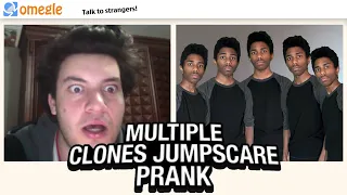 Multiple Clones JUMPSCARE PRANK on Omegle #3!