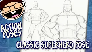 How to Draw the CLASSIC SUPERHERO POSE | Narrated Easy Step-by-Step Tutorial