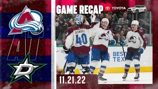 Cale Makars 200th NHL Point | Toyota Game Recap 11/21/2022