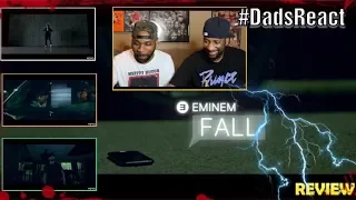 DADS REACT | EMINEM x FALL VIDEO | REACTION & BREAKDOWN | WE KNOW WHO'S CHASING HIM !!!