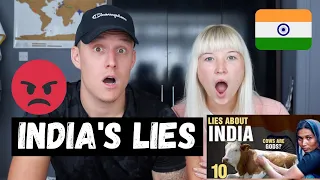 10 Biggest LIES About INDIA!? Is This TRUE?! | Foreigners CRAZY Reaction!