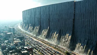 In 2032, NOUL GUVERN Al Pamantului Ridica Ziduri De 300 De Metri In JURUL Oraselor Pentru Control
