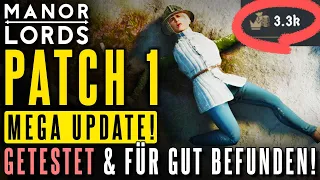 Patch 1: Mega Update kurz & knapp | Manor Lords 0.7.960 Installations-Anleitung!