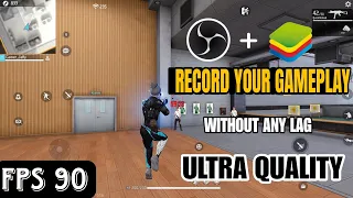 How to Recorder Free Fire in pc | OBS studio Record settings | No Lag Ultra Quality 🖥️