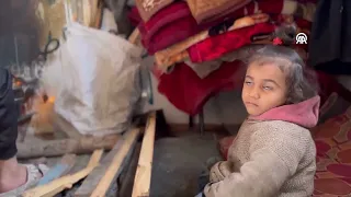 Перемещенные палестинские дети: Хлеба нет уже 3 месяца, едим только гибискус
