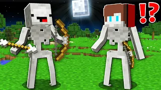 How Mikey and JJ Became a SKELETONS ? - Minecraft (Maizen)