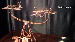 Jet Kinetic Wire Sculpture, Model #24