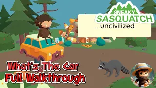 Sneaky Sasquatch - What's the Car | Full Walkthrough | All collections, photos and gold