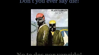 Black Sabbath - Never Say Die - 01 - Lyrics / Subtitulos en español (Nwobhm) Traducida