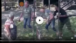 Young dude knocks out white woman for disrespecting his grandma