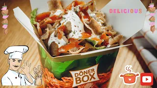 Döner Box | Berlin's Top Street Food | With the mix of various Sauces, Vegetables and Meat