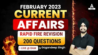 Current Affairs February 2023 | Current Affairs Today | 200 Questions By Gagan Sir